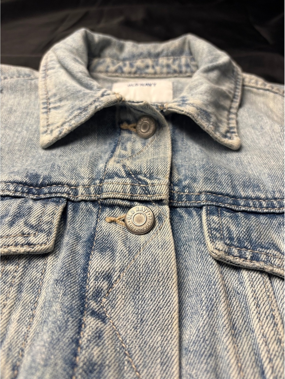 Old Navy Women's Light Wash Denim Jacket Size M